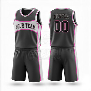 Maillots de basket-ball personnalisés de haute qualité, ensembles uniformes, tailles plus grandes, avec logo, uniformes d'équipe personnalisés - Product Image 1