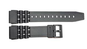 Bracelet de sport unisexe 1817, bracelet en caoutchouc noir de 20 mm, réglable et durable, résistant à l'eau, respirant, bracelet de montre souple - Product Image 3