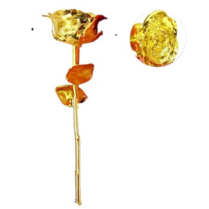 SANAAR CRAFTS Rosa Realista de Lujo Hecha a Mano y Personalizada, Bañada en Oro Natural, Decoración para el Hogar, Regalo para el Día del Padre y el Día de la Madre - Product Image 4