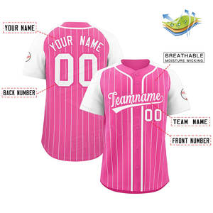 Camiseta de Béisbol con Logotipo Personalizado de Alta Calidad en Oferta, Talla Grande, Transpirable, 100% Poliéster, Ropa Deportiva para Equipos, Nueva Llegada - Product Image 6