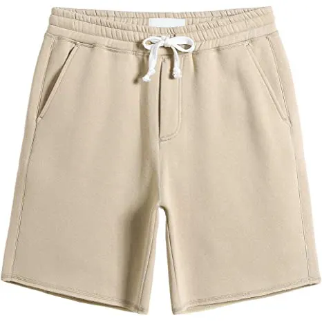 Homens Cargo Calças Curtas Esporte Corredores Plain Half Calças Zipper Masculino Bolsos Calças Curtas Respirável Praia Shorts Algodão Poliéster