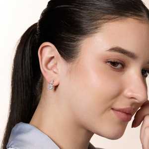 Boucles d'oreilles pendantes en argent 92,5, accessoire de mode 191547 - Product Image 4