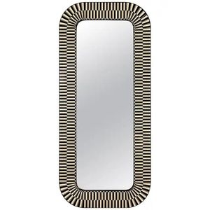 Marco de Espejo de MDF con Incrustaciones de Hueso de Rajastán, Estilo Antiguo, Hecho a Mano, para Colgar en la Pared, para Interiores Modernos, Diwali - Product Image 3