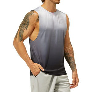 Men Basic <b>Workout</b> <b>Tank</b> <b>Top</b> Plain Muscle Vest for Fitness & Running Men Sleeveless Sports <b>Tank</b> Breathable Muscle Training Vest - Product Image 3