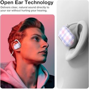 UU000155 Auricolari Sportivi Wireless Bluetooth Open-Ear con Doppio Microfono e Conduzione Aerea Reale Compatibili - Product Image 2