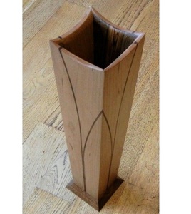 Maceta rústica de madera para Arreglo de plantas de interior Decoración de balcón de jardín al aire libre con elegante acabado natural - Product Image 1