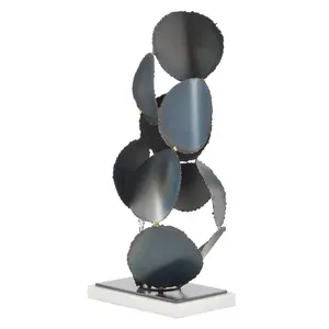 ที่คั่นหนังสือรูปสัตว์นามธรรมสมัยใหม่ ทองเหลืองชุบทอง ตกแต่งบ้านสไตล์หรูหรา งานศิลปะตามหลักฮวงจุ้ย - Product Image 3