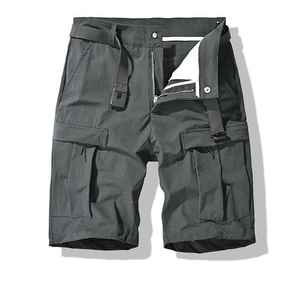 Man Cargo Shorts Casual Workout Men's Shorts Multi-pocket <b>Calf</b>-length Short Pants - Product Image 5