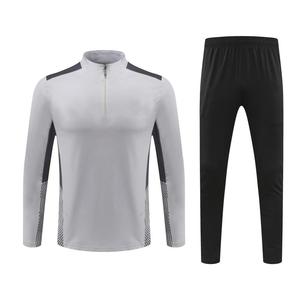 Chándal deportivo informal de dos piezas de alta calidad para hombre, sudadera de manga larga para exteriores, camisetas de entrenamiento de fútbol/fútbol para trotar - Product Image 2