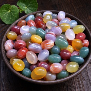 Ciottoli Ovali Lucidati di Colore Naturale, Pietre Burattate Multicolore <span class=keywords><strong>per</strong></span> Decorazioni Orticolturali, Paesaggistica, Artigianato e Parchi - Product Image 3