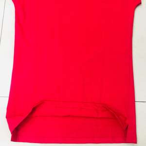 Camiseta personalizable de algodón 100% con cuello redondo para hombre, camisetas informales de talla grande de alta calidad para estampado Digital de Color rojo para mujer - Product Image 3