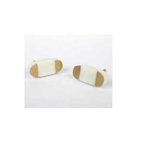 Boutons en laiton et marbre pour quincaillerie de meubles meilleur design base en laiton fantaisie armoires de cuisine en marbre boutons en marbre à vendre - Product Image 3