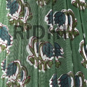 Abat-jour en coton fait main, écologique et luxueux Ridhi, avec motif floral, pour lampes de table/sol/suspendues/plafond d'intérieur - Product Image 3