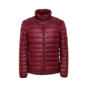 Men's High Street Winter Puffer Jacket Windproof Waterproof Bubble Padded <b>Quilted</b> Custom Logo Oversized Stand Collar <b>Single</b> - Product Image 2