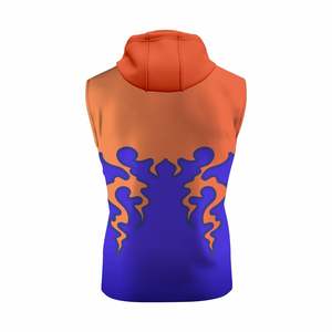 Custom Pullover Sublimation <b>Sleeveless</b> <b>Men</b> <b>Hoodie</b> Shirt Sublimated Hoodies Custom Sublimation - Product Image 2