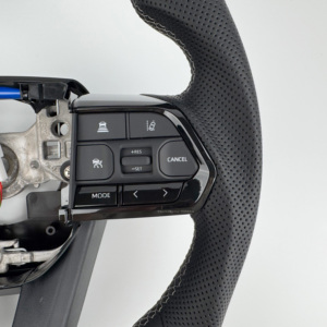Volante de Cuero para <span class=keywords><strong>Toyota</strong></span>, para <span class=keywords><strong>Toyota</strong></span> Mark X, Chr, Serie 79, Hilux, Vigo, Hiace, Prius, Celica, Rav 4, Innova, Crown 2001, Vitz - Product Image 2