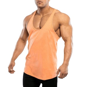 <b>Men's</b> High Quality Cotton Muscle Stringer Workout Gym Tank Top Casual Style Knitted Fitness <b>Singlet</b> <b>for</b> Bodybuilding - Product Image 3