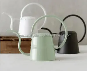 Regadera de metal elegante con mango, ideal para plantas de hogar y jardín, uso en interiores y exteriores, regadera de flores elegante - Product Image 2