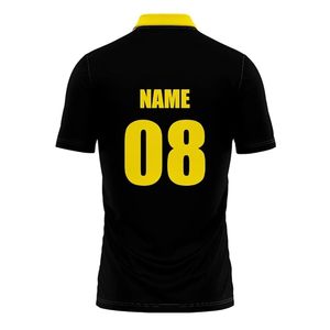 Camiseta de cricket de diseño personalizado profesional para hombre, camisetas ajustadas de secado rápido para Polo, Jersey, tela tejida, camisetas con estampado por sublimación - Product Image 2