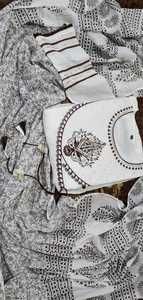 Traje Anarkali de última colección con bordado e impresión digital para trabajo, boda y fiesta, vestido tradicional - Product Image 5