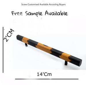 Boutons de poignée de porte en résine noire industrielle en bois poignées de tiroir en métal pour chambre à coucher entrepôt extérieur utilisation de garde-robe scolaire - Product Image 3