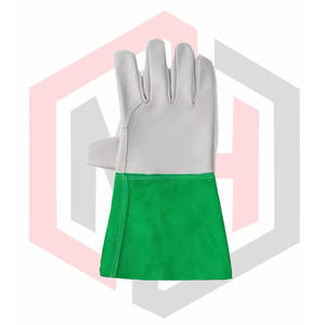 Guantes de soldadura de cuero resistentes para soldadores profesionales - Product Image 6