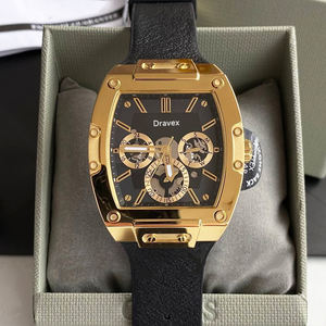 Reloj de Lujo para Hombre GUSSES de Primera Marca con Logo Personalizado, de Aleación, Impermeable, Cuadrado, Deportivo, Cronógrafo de Cuarzo - Product Image 3