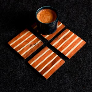 Sous-verres de luxe écologiques et résistants à la chaleur pour le thé et la table basse, faits à la main, en marbre blanc - Product Image 2