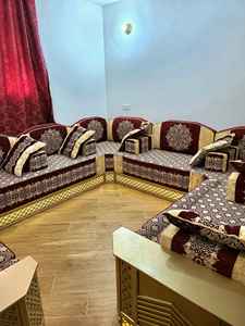 Design d'intérieur Majlis arabe, design classique moderne, ensemble élégant pour salon, sièges d'angle luxueux, design gain de place - Product Image 4