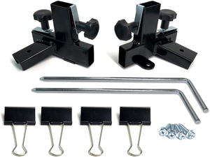 Support de cible de tir 1*2-Trépied de support de cible en métal robuste pour cibles en papier avec piquets et clips de sol - Product Image 2