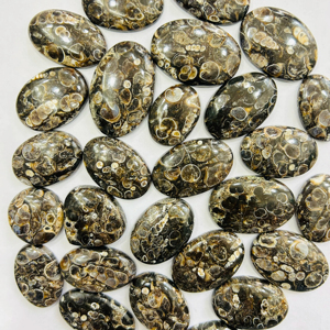หินอัญมณีทรงหลวมเกรด AAA คุณภาพสูงสไตล์แอฟริกัน Tutela Jasper Cabochon เครื่องประดับออกแบบได้เองขนาด1-5กรัมได้รับการรับรองจากบุคคลที่สาม - Product Image 1