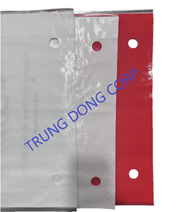 Bolsa tejida de PP laminada BOPP ventilada personalizada, calidad de exportación para productos agrícolas, portador de plástico, Impresión de huecograbado para - Product Image 3