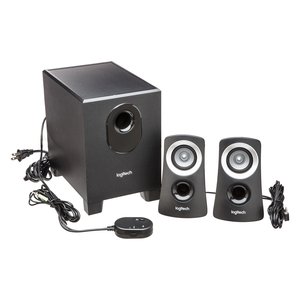 For Z Series Z313 25W for 5.0 Party <b>Speakers</b>-Black & Silver 3.5mm Jack 2.1 Channel Memory Card & Home Theatre Support - Product Image 5