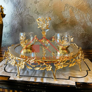 Support à gâteau de luxe en or pour la maison hôtels et restaurants outil de gâteau de fête d'anniversaires en aluminium dernière conception pour la maison et l'utilisation commerciale - Product Image 5