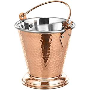 Top Quality Natural Copper Water Bucket with Toxin-Free Antibacterial Traditional Wellness Product for Daily Use for Export Sale - Product Image 3