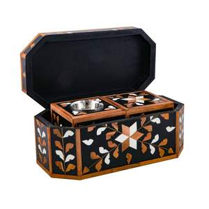 Base para Pastel de Concha de Capiz Hecha a Mano con Incrustaciones de Nácar, para Decoración de Ramadán y Eid, Venta al por Mayor de Fábrica - Product Image 6