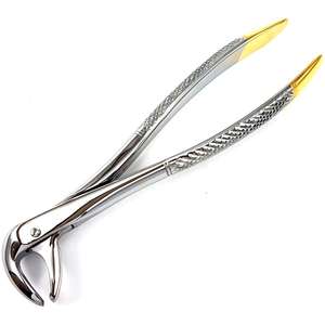 Dental Extraction Forceps Fig 75 Manual High Quality Stainless Steel CE Certified Tooth Root Jaw Molars Oral Extracting <b>Plier</b> - Product Image 2