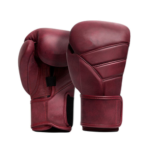 Guantes de Boxeo Profesionales de Primera Calidad de Proveedor de Fábrica, Cuero PU, Correa de Muñeca Ajustable, Logotipo Personalizable - Product Image 2