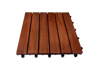 Dalles de terrasse en bois emboîtables de style moderne, matériaux de construction extérieurs en acacia du Vietnam