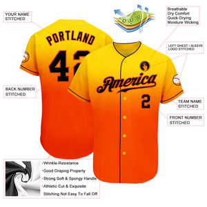 Fourniture de maillot de baseball de qualité ligue créé pour le jeu compétitif avec contrôle de l'humidité en maille respirante et ajustement inspiré par les professionnels - Product Image 6
