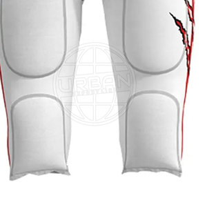 Uniforme de football américain sur mesure de haute qualité pour hommes meilleur tissu respirant avec conception imprimée à manches courtes - Product Image 5
