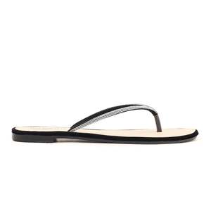 Negro Casual Cómodo Everyday Chappal Para Mujer - Product Image 3
