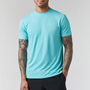 Conjunto Deportivo Transpirable para Hombre, Traje Deportivo de Verano, Camiseta de Manga Corta y Pantalones Cortos, Conjunto de Dos Piezas, Tela Forrada de Poliéster/Algodón - Product Image 2