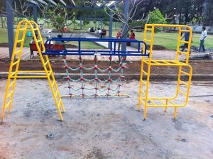 2025 aire de jeux en acier extérieur ou intérieur enfants escalade dôme grimpeur aire de jeux intérieure toboggan aquatique gonflable jeu d'arcade gam - Product Image 5