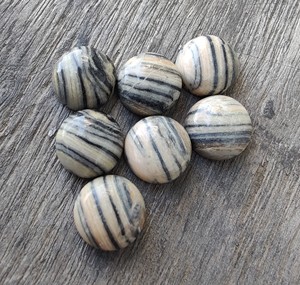 Wholesale Natural Zebra Jasper AAA+ Quality Third Party Certified Lavira Brand 20mm Calibrated Round Australia Loose Gemstones - Product Image 2