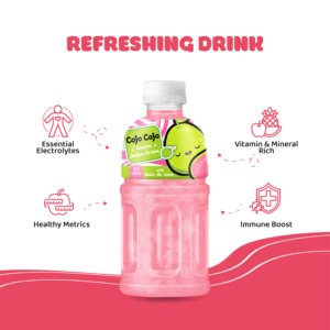 Nata de COCO กับน้ำผลไม้ฝรั่ง cojo 320มล. ฟรีการออกแบบ odm/oem และการสุ่มตัวอย่างจากโรงงานโดยตรงจากเวียดนาม - Product Image 3