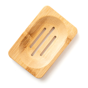 Jabonera de bambú 100% Biodegradable, soporte para jabón de bambú, bandeja de jabón de bambú con Logo láser grabado para sostener jabón - Product Image 6