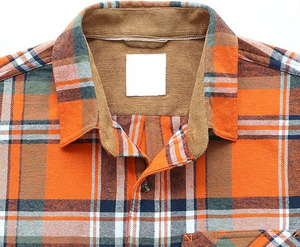 Personalizar venta al por mayor Camisa de franela de color personalizado de manga larga de invierno Casual Unisex Botón de franela camisas a cuadros para niños - Product Image 5