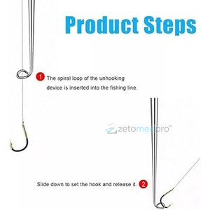 Herramienta para Quitar Anzuelos de Pesca, Extractor de Anzuelos y Señuelos de Acero Inoxidable, Extractor de Anzuelos de Pesca Duradero - Product Image 3