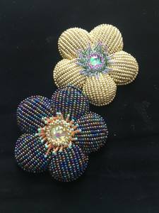 Porte-clés brodé et perlé MOR, fait main, magnifique breloque pour sac, accessoires DIY, en provenance d'Inde - Product Image 4